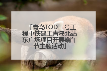 青岛TOD一号工程中铁建工青岛北站东广场项目开展端午节主题活动