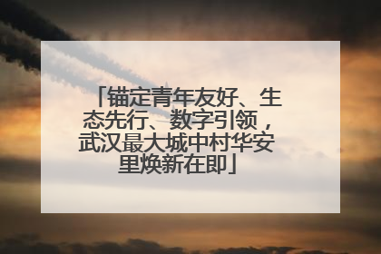 锚定青年友好、生态先行、数字引领，武汉最大城中村华安里焕新在即
