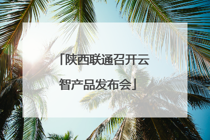 陕西联通召开云智产品发布会