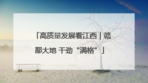 高质量发展看江西｜赣鄱大地 干劲“满格”