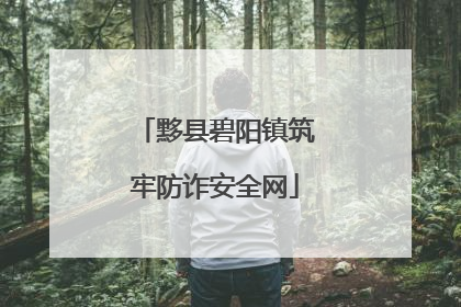 黟县碧阳镇筑牢防诈安全网