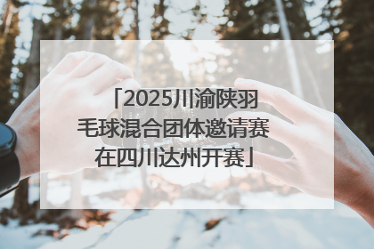 2025川渝陕羽毛球混合团体邀请赛在四川达州开赛