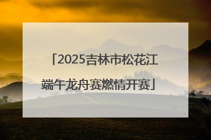 2025吉林市松花江端午龙舟赛燃情开赛