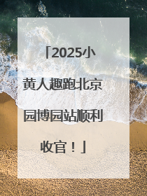 2025小黄人趣跑北京园博园站顺利收官！